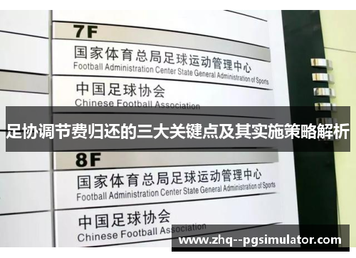 足协调节费归还的三大关键点及其实施策略解析 足协调节费归还的三大关键点及其实施策略解析